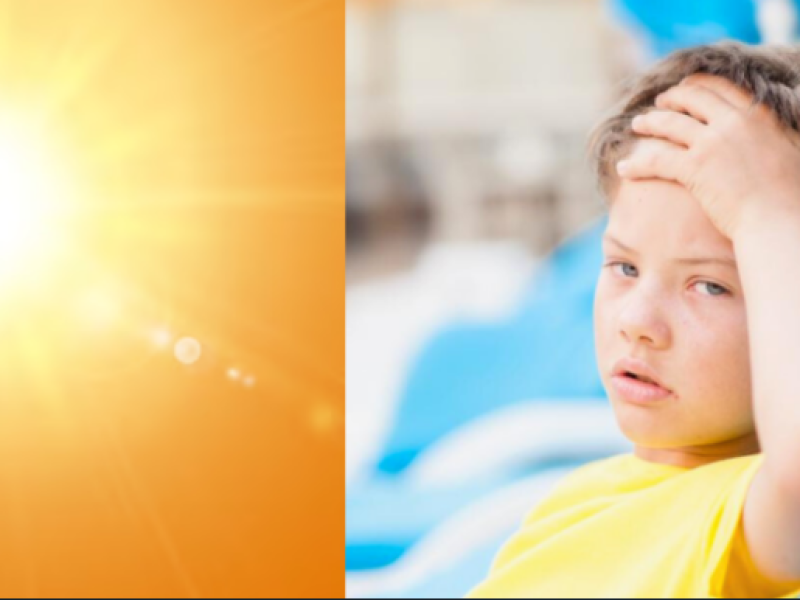 Con las altas temperaturas de hoy: ¿cómo prevenir los golpes de calor en los niños?